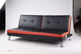 日式小户型皮艺沙发多人位简约现代休闲沙发可折叠带音箱沙发床