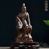 印尼天然沉香木雕摆件 文书菩萨观音佛像摆件精品 木质工艺品
