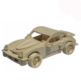 大保时捷 3d木制仿真拼图儿童玩具 木质diy汽车木制礼品立体模型