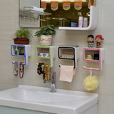 创意吸盘肥皂盒 魔力无痕贴吸壁式香皂盒 数字9浴室卫生间置物架