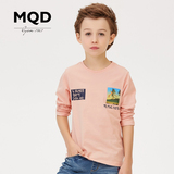 MQD童装新款男童春装T恤长袖纯棉儿童打底衫中大童圆领T恤2016潮