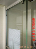 武汉包安装钢化玻璃浴室玻璃门卫生间隔断一字屏风整体淋浴房移门