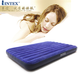 正品INTEX充气床垫双人气垫床便携式家用户外加厚加大植绒单人床