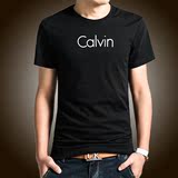 Calvin Klein Jeans正品代购新款ck短袖T恤男修身圆领半袖纯棉t恤