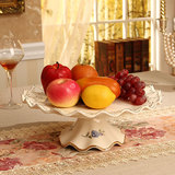 高档欧式陶瓷水果盘果盆 酒店客厅餐桌摆设 家居装饰工艺礼品摆件
