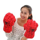 热卖毛绒玩具创意外贸蜘蛛侠拳击手套儿童成人拳套绿巨人男女生日