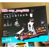 现货日本正版nanoblock河田拼装积木 海盗船 海贼船 海贼王