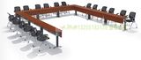 条形会议桌员工培训桌长条桌课桌大会议室条桌简约现代板式钢架脚