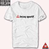 2015年夏装lecoqsportif法国公鸡男士纯棉短袖T恤简约修身加厚T恤