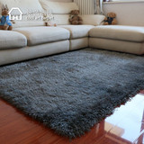 炫艺地毯客厅现代卧室茶几地毯床边飘窗毯加厚深灰色地毯特价定制