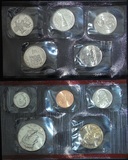 东门收藏 美国钱币2000年D版全年流通硬币塑封套装10枚丹佛造币厂