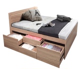 住宅家具板式床抽屉床储物气动床 定制板式床类 上海包邮包安装