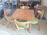 实木方桌北欧原木创意餐桌白橡木餐桌日式宜家休闲咖啡桌简约餐桌