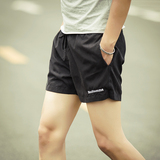 夏天男土健身短裤3分直筒宽松yd运动短裤男生三分跑步速干超短裤