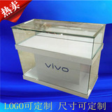 新款小米玻璃柜台不锈钢包边手机柜台oppo展示柜vivo三星酷派柜台