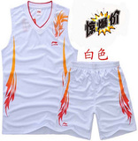 批发：新款男女篮球服套装儿童背心小学生篮球服运动服可定制印号