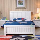 实木床橡木床1.2米床儿童床单人床简约现代彩色童床单层童床成都