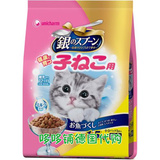 日本国产进口  Unicharm银勺猫粮 幼猫及怀孕母猫粮 1.5Kg 3小袋