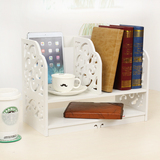 多用途环保创意办公简易书架桌面桌上床头柜小书架置物架收纳架