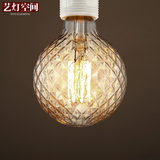 爱迪生玻璃单头复古钨丝led创意灯泡简约时尚个性loft节能光源