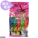 日本代购日清猫粮Carat 5味猫粮海鲜加肉类综合营养全猫粮1.2kg