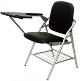 携带式可折叠培训椅可叠落折叠椅办公椅家用椅子坐椅会议椅皮艺椅