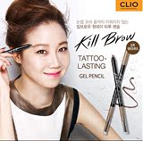 韩国专业彩妆 CLIO珂莱欧 纹身凝胶自动双头眉笔 正品 完美贴合