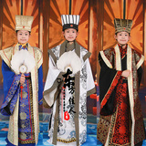 2015 六一新款儿童古装汉服三国演义 诸葛亮刘备大臣服装 演出服