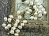 外贸天然淡水白珍珠胸针情人节生日女友礼物饰品首饰高大上优雅