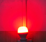 led节能灯泡 3w防水泡灯 白光暖光 筒灯 红色灯笼灯 B22 E27
