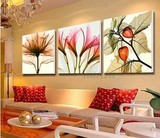 幸福之透明花装饰画现代风景无框画客厅卧室背景墙画挂画透明花