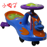 包邮环保2016防后仰青蛙儿童摇摆车带牵引绳玩具扭扭车带音乐童车