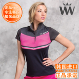 韩国正品代购2015年新款 WIFF WAFF 羽毛球服 女T恤 KT-60183