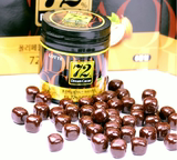 韩国进口乐天巧克力零食 乐天72%巧克力 纯黑巧克力 休闲零食90g