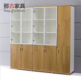 广东那古品牌时尚办公文件书柜 双门 三门组合现代板式文件高柜