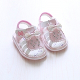 夏季新品小童宝宝凉鞋2003草莓镶钻婴儿叫叫鞋软底防滑14-18码