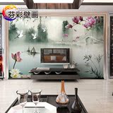 中式电视瓷砖背景墙地砖客厅仿古砖木纹墙砖复古瓷砖壁画文化石