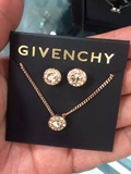 拼邮美国正品代购 纪梵希Givenchy 施华洛世奇水晶 耳钉项链套装