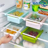 吉百居厨房用品用具冰箱收纳架抽屉隔板层架塑料架子多功能置物架