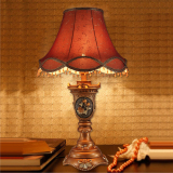 格雅诺欧式台灯婚庆床头婚房台灯红色卧室奢华书房客厅灯具039-1T