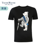 Teenie Weenie小熊夏季新品专柜时尚经典男装印花T恤TNRW66511I