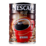 雀巢 咖啡醇品罐装速溶咖啡500g 速溶醇品咖啡无糖无伴侣黑咖啡