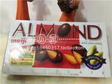 日本直邮代购  ALMOND 巧克力 明治MEIJI杏仁夹心黑巧克力88g