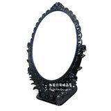 韩国进口安娜苏折叠台式圆镜桌面梳妆镜化妆台高档公主镜 美容镜