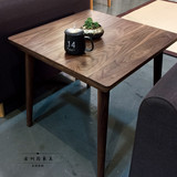 实木小方桌椅组合全松木正方形餐桌美式酒吧咖啡桌棋牌桌饭桌子