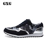 GXG男鞋 春季热销 男士休闲鞋 黑色迷彩运动鞋 慢跑鞋#51150524