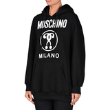 正品代购 moschino 15新款男女同款情侣装字母带帽长袖套头 卫衣