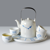 骨瓷功夫茶具陶瓷茶壶简约可爱骨质礼品下午时尚欧式茶杯子整套装