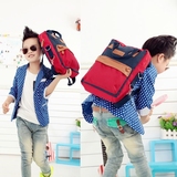 韩版男童背包儿童休闲包小学生 幼儿园斜挎单肩包旅游双肩包邮 书
