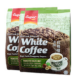 马来西亚超级咖啡super怡保炭烧白咖啡榛果味速溶咖啡540gX2包